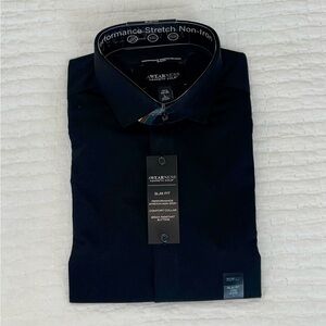 Brand New Kenneth Cole Black Slim Fit Shirt